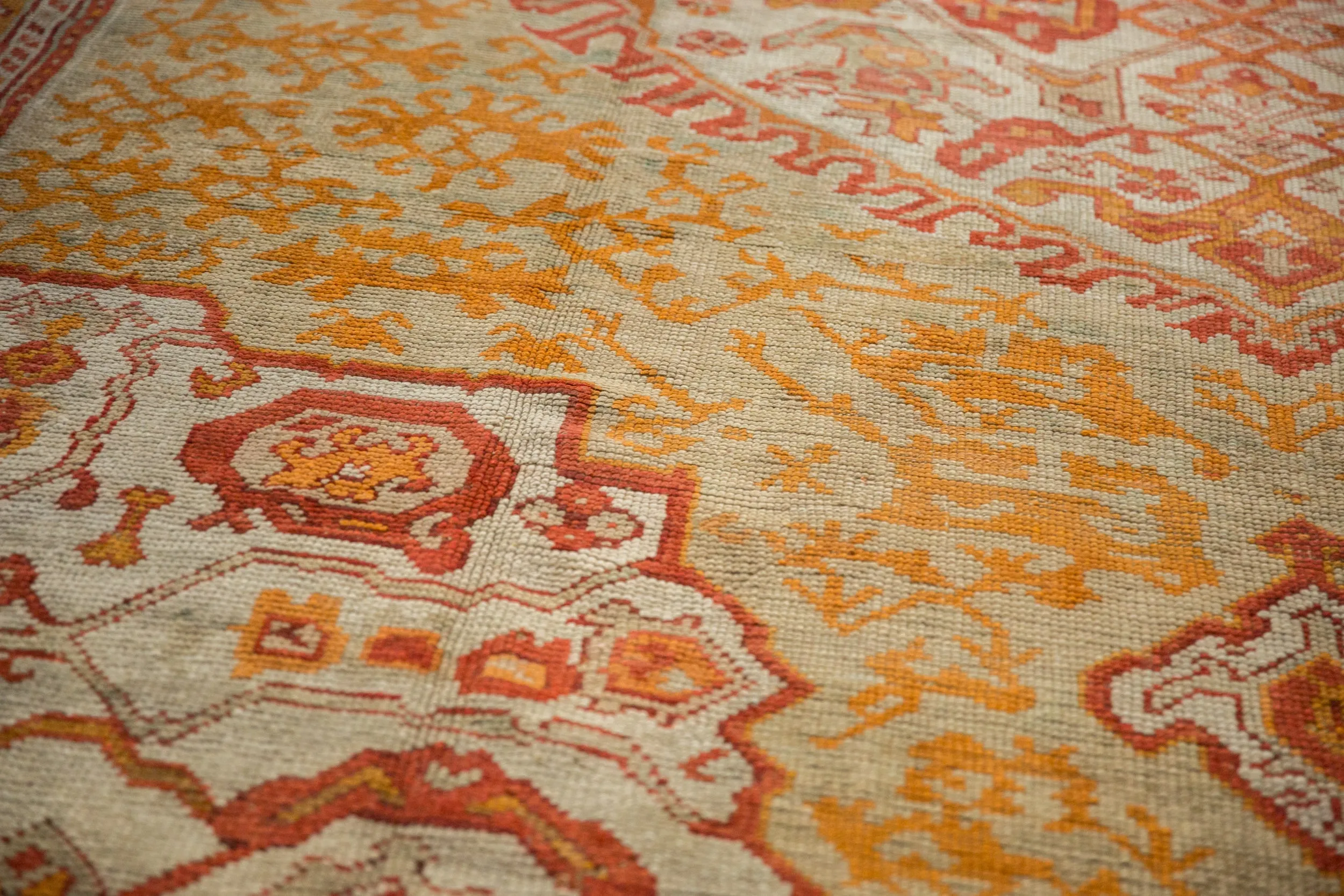 12x14.5 Antique Oushak Carpet