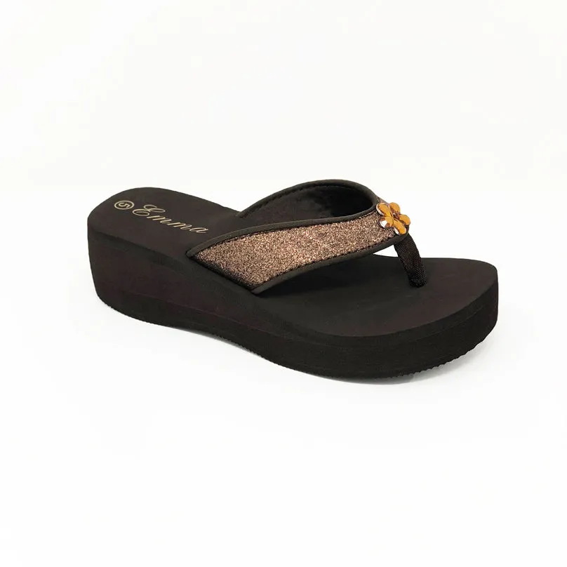 Emma Glitter Wedge