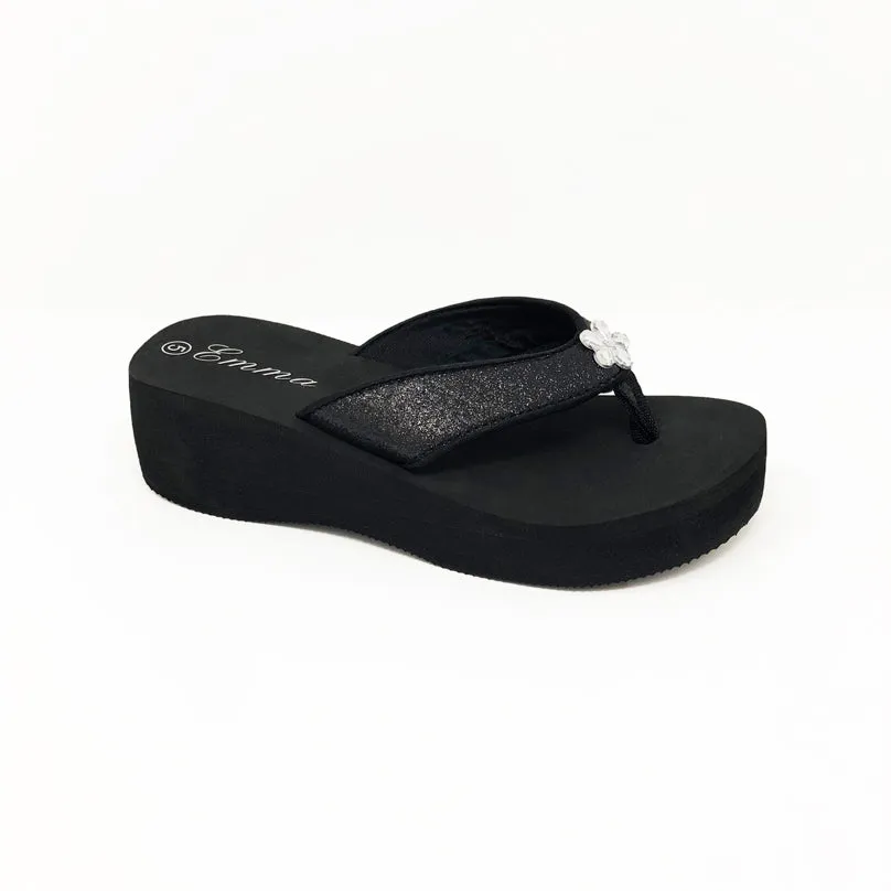 Emma Glitter Wedge
