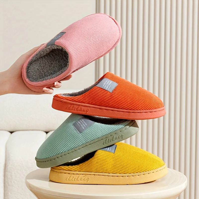 EOIN | COSY CORDUROY HOUSE SLIPPERS