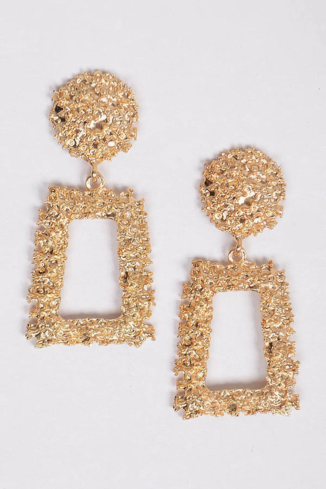 Hammered Day To Day Earrings
