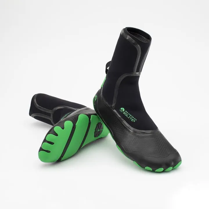 SOLITE CUSTOM 2.0 3MM BOOT GREEN/BLACK