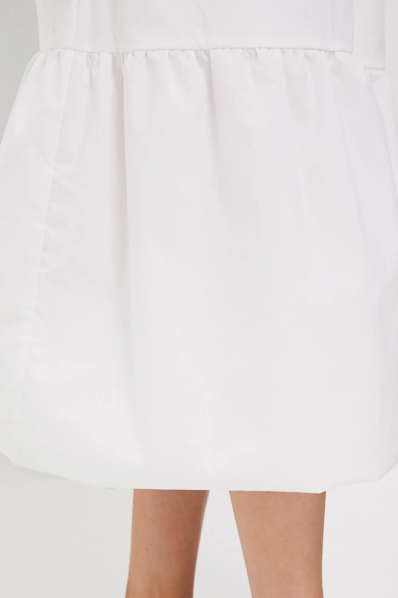 White Martine Bubble Maxi Dress